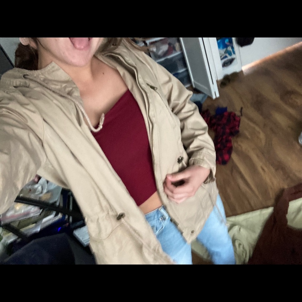 Maroon tube top